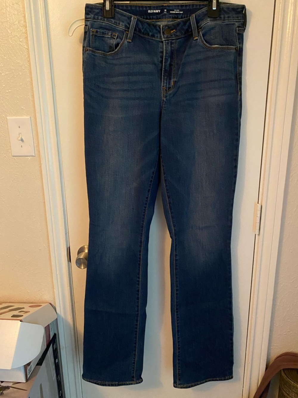 Old Navy Women's Dark Indigo Boot-Cut Jeans